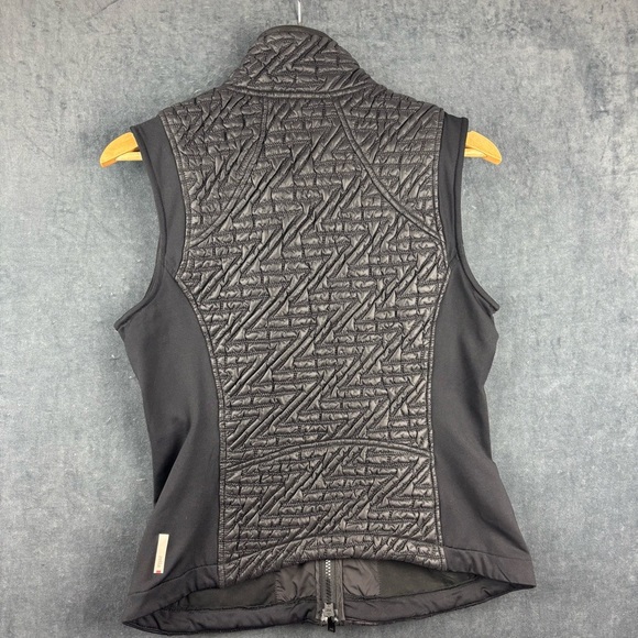 EUC Zella Women’s Metro Black Vest Stretch Vest Full Zip with zip pockets Sz M - Picture 10 of 12